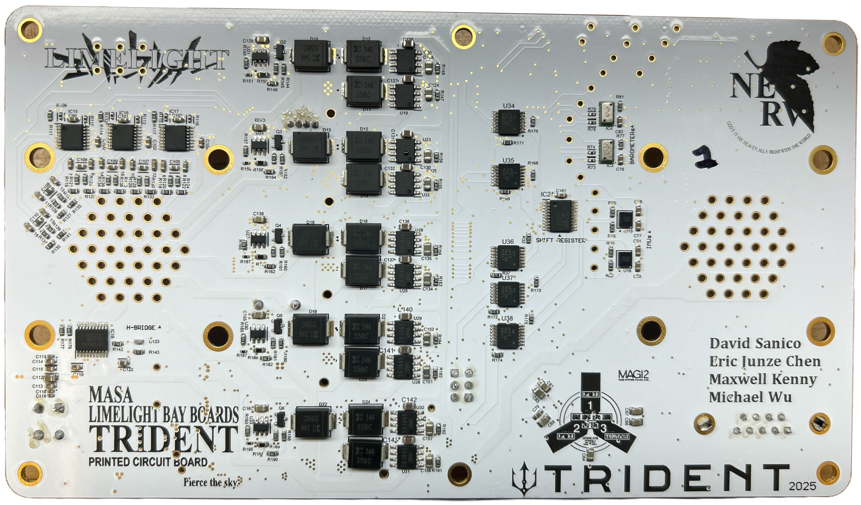 Limelight Bay Board PCB designed by David Sanico